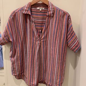 Madewell Tops - Madewell courier button back shirt Madewell Tops - Madewell courier button back shirt